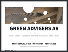 Tablet Screenshot of greenadvisers.no